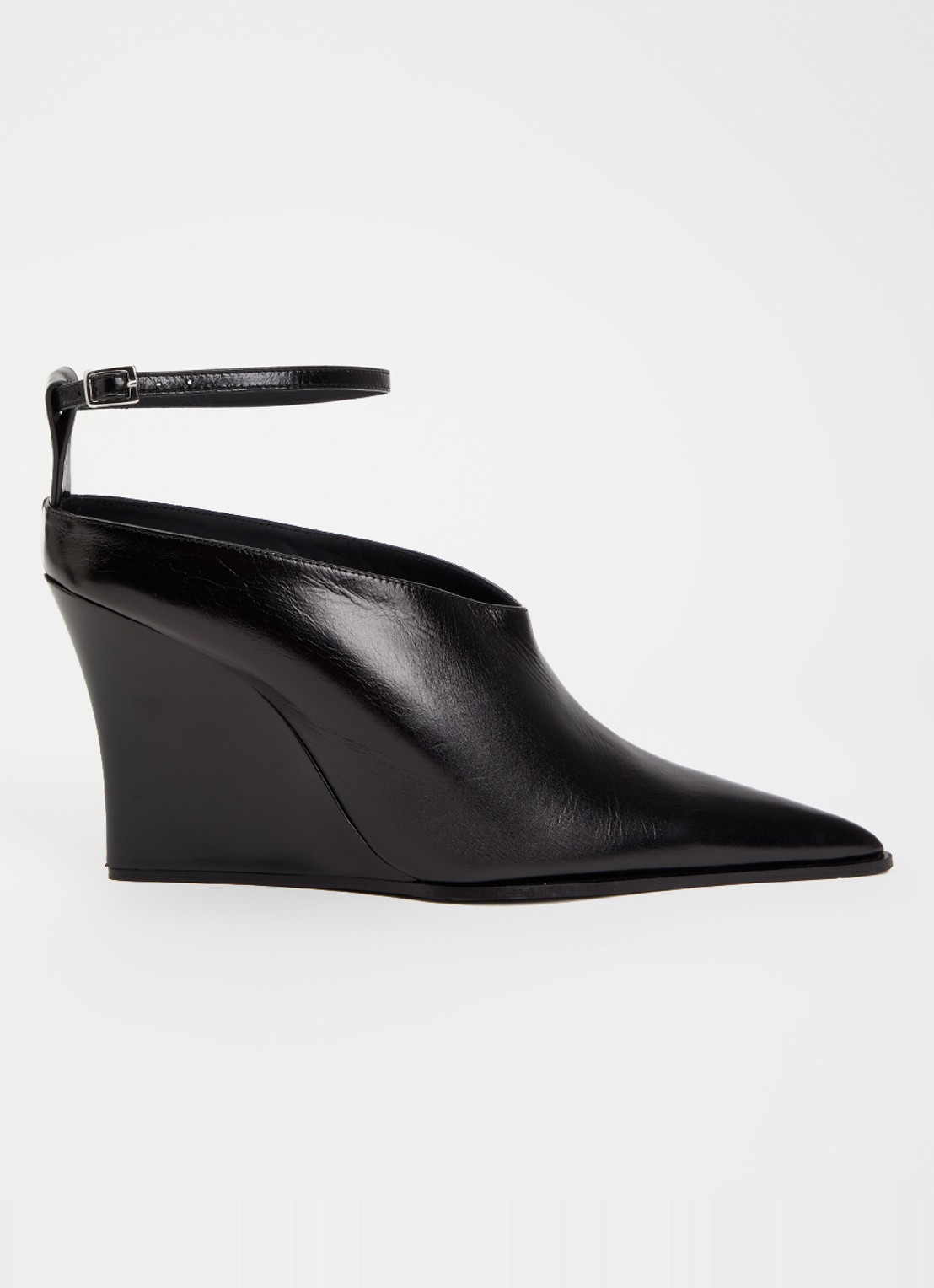 IRO Fauve pump van leer - voorkant 2 zwart