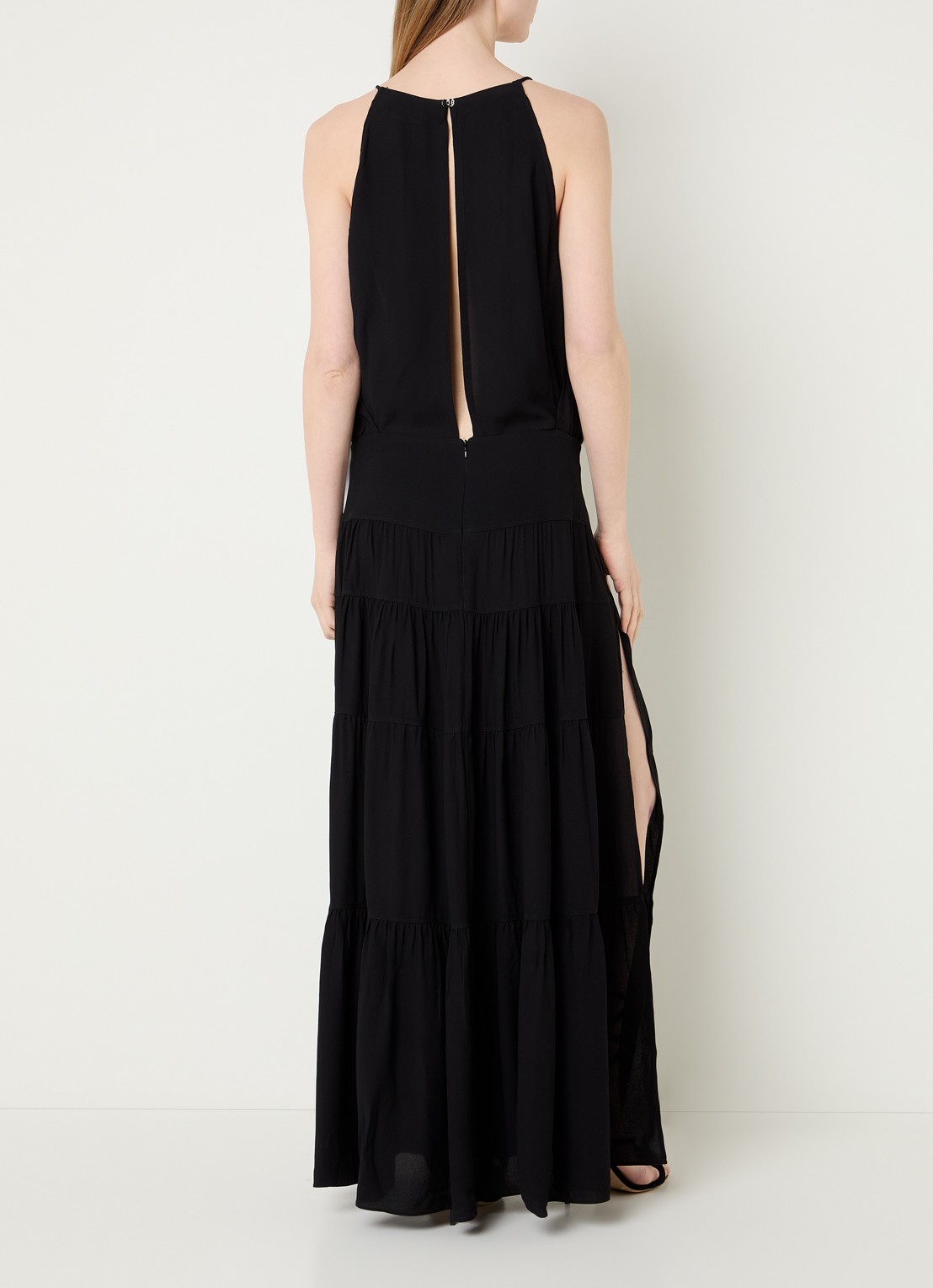 IRO Island maxi jurk - achterkant 2 zwart