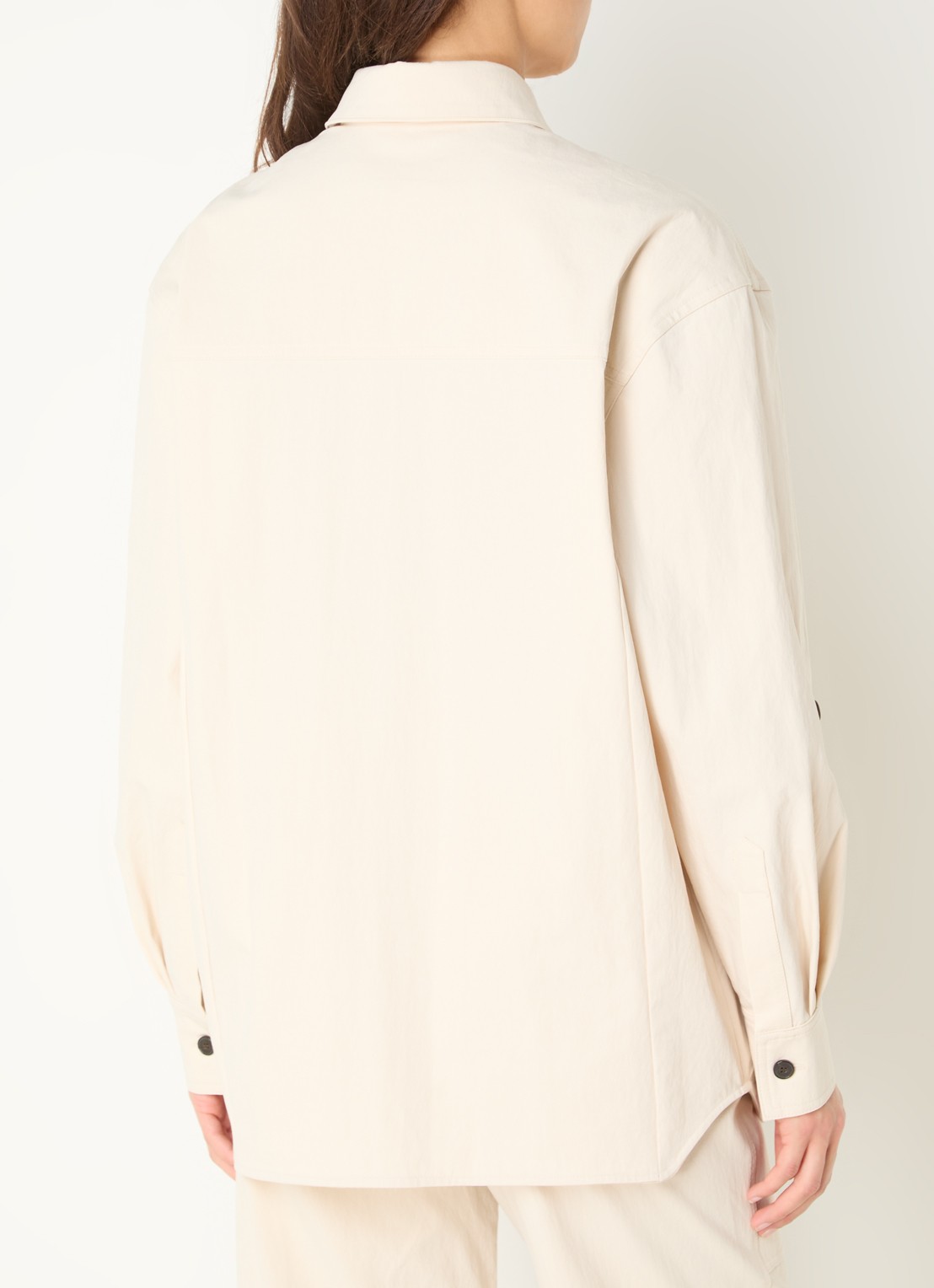 IRO Jilianne blouse met borstzakken - achterkant 3 creme