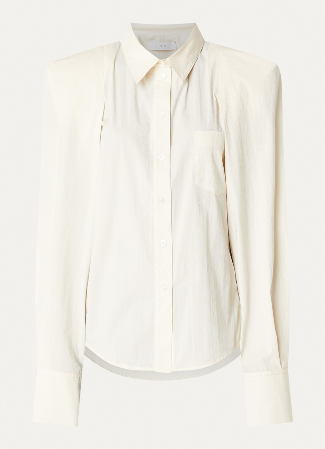 IRO Lizbeth blouse met ballonmouw - voorkant 3 creme