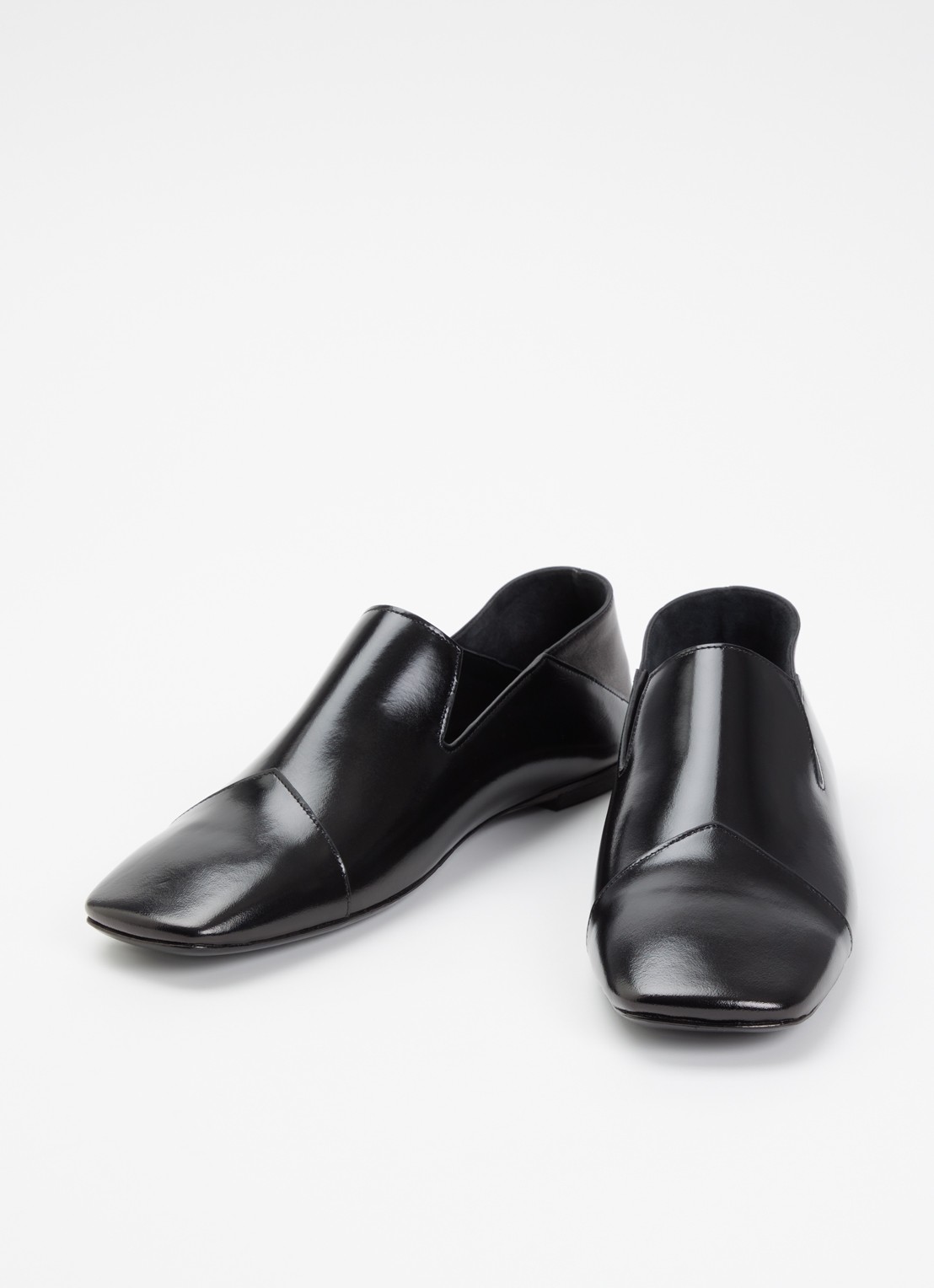 IRO Loafer van leer  - detail 3 zwart