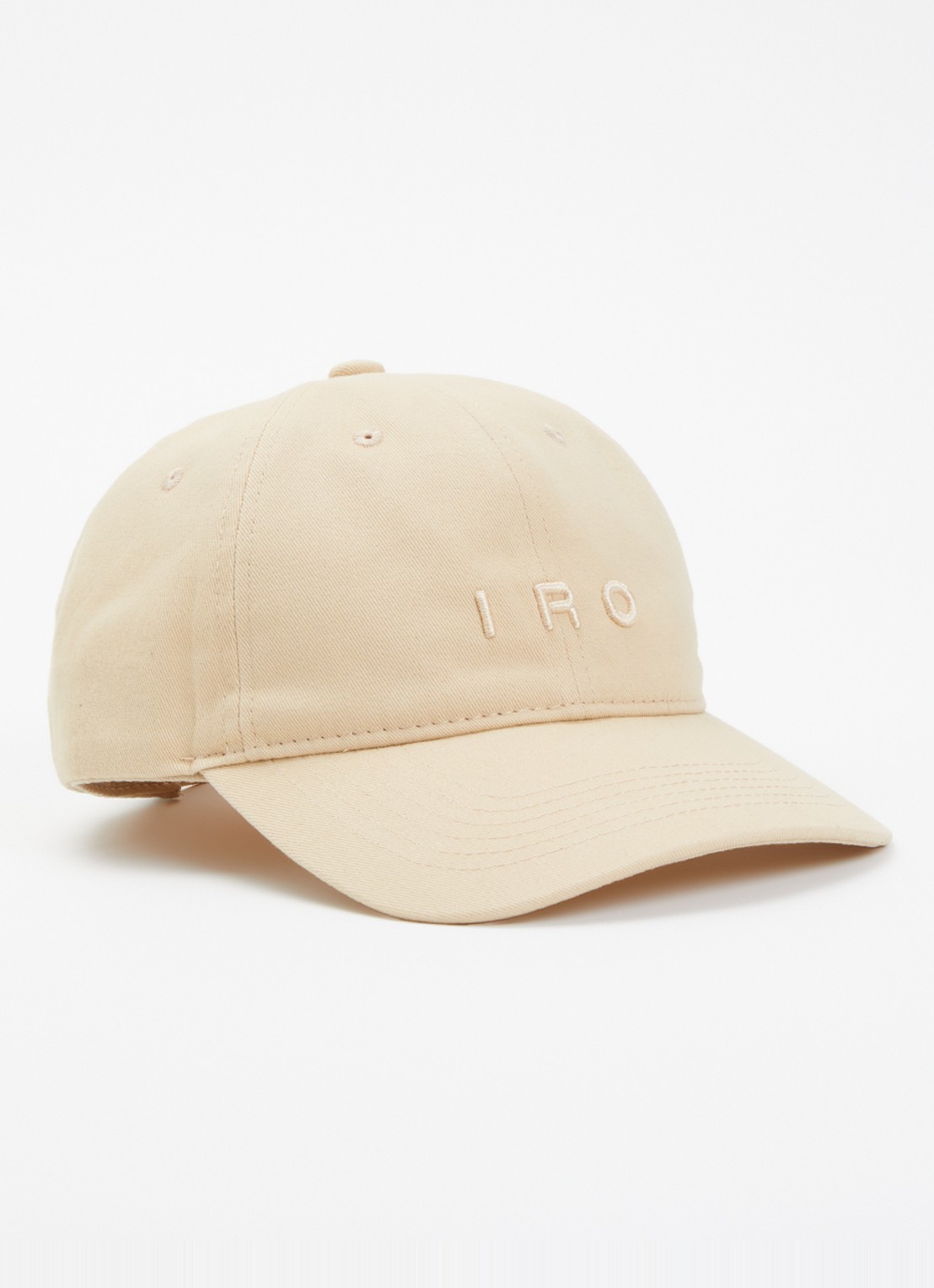 IRO Neo pet logoborduring - voorkant beige