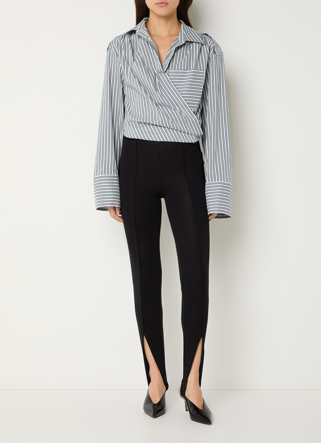 IRO Persephone high waist legging - voorkant 2 zwart
