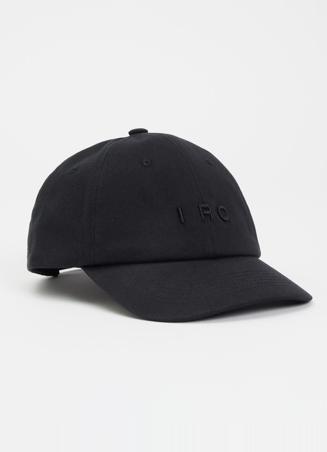 IRO Pet met logoborduring - voorkant zwart