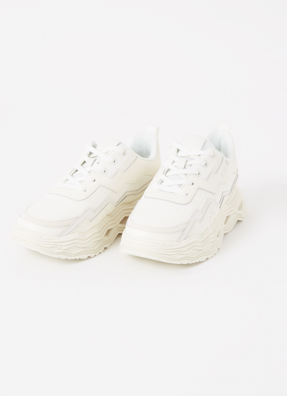 IRO Wave sneaker met leren details - detail 2 wit