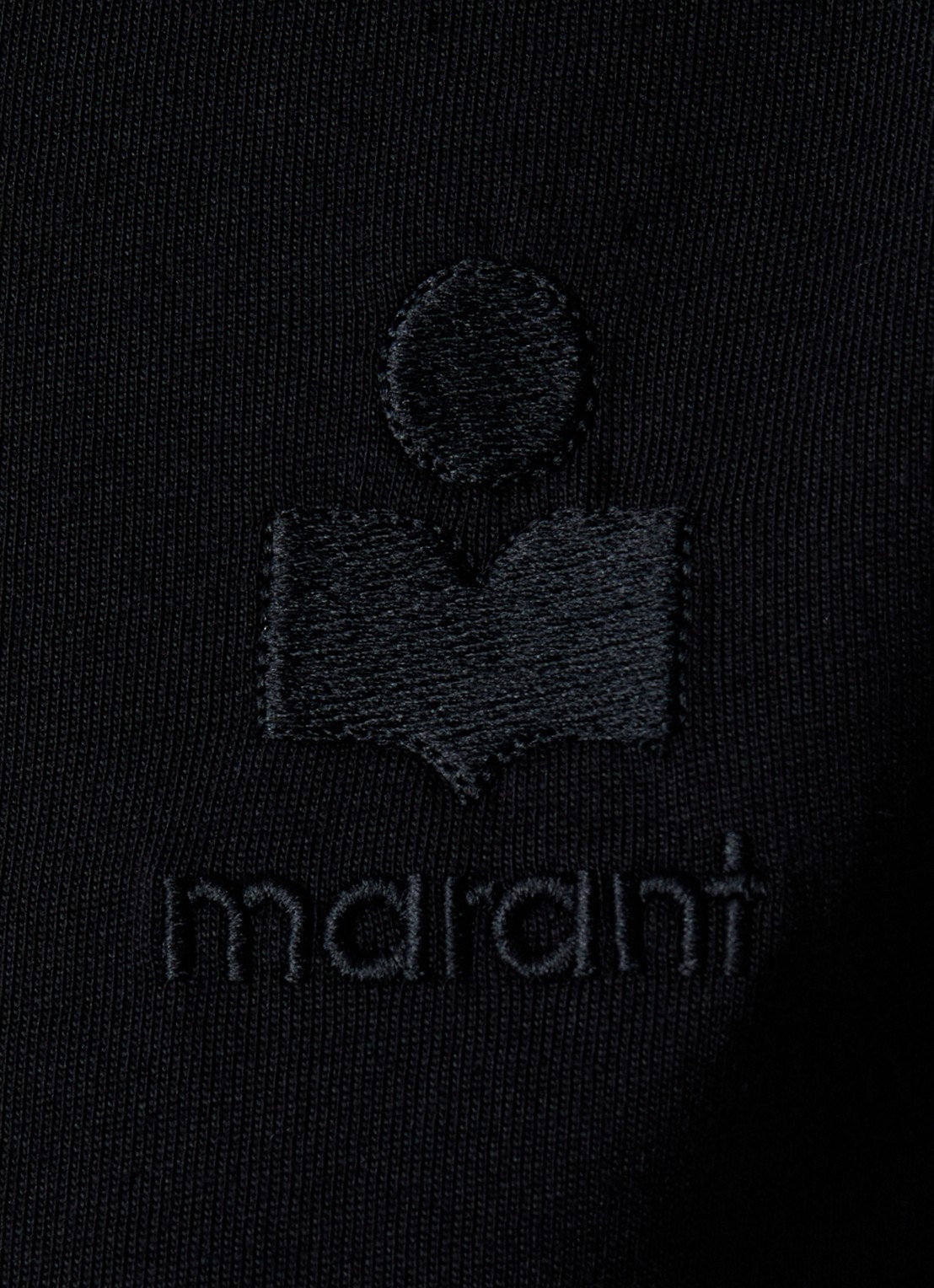 Isabel Marant Aby T-shirt met logoborduring - detail 5 zwart