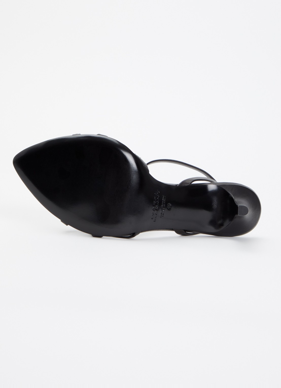 Isabel Marant Adole sandalette van lamsleer met studs - detail 6 zwart
