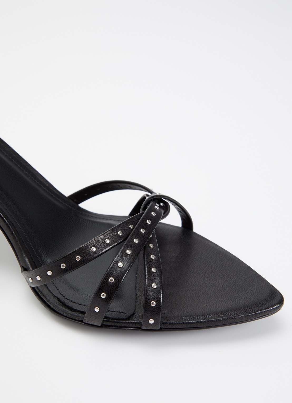 Isabel Marant Adole sandalette van lamsleer met studs - detail 7 zwart
