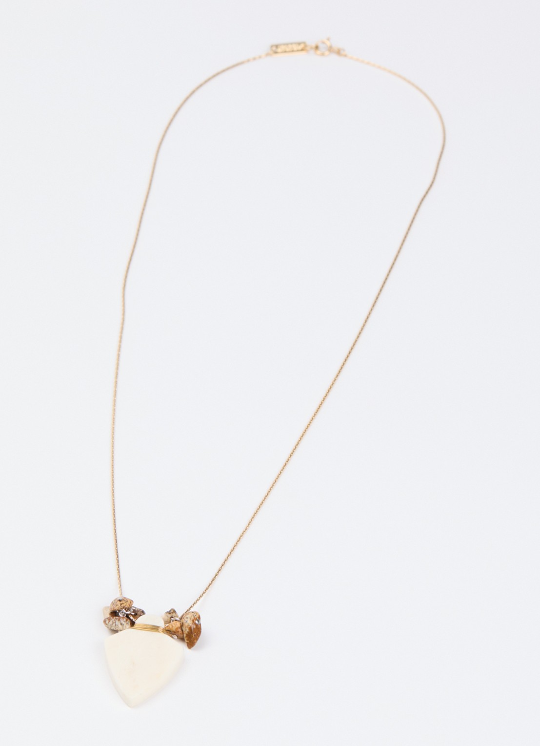Isabel Marant Anna ketting met hanger - detail goud