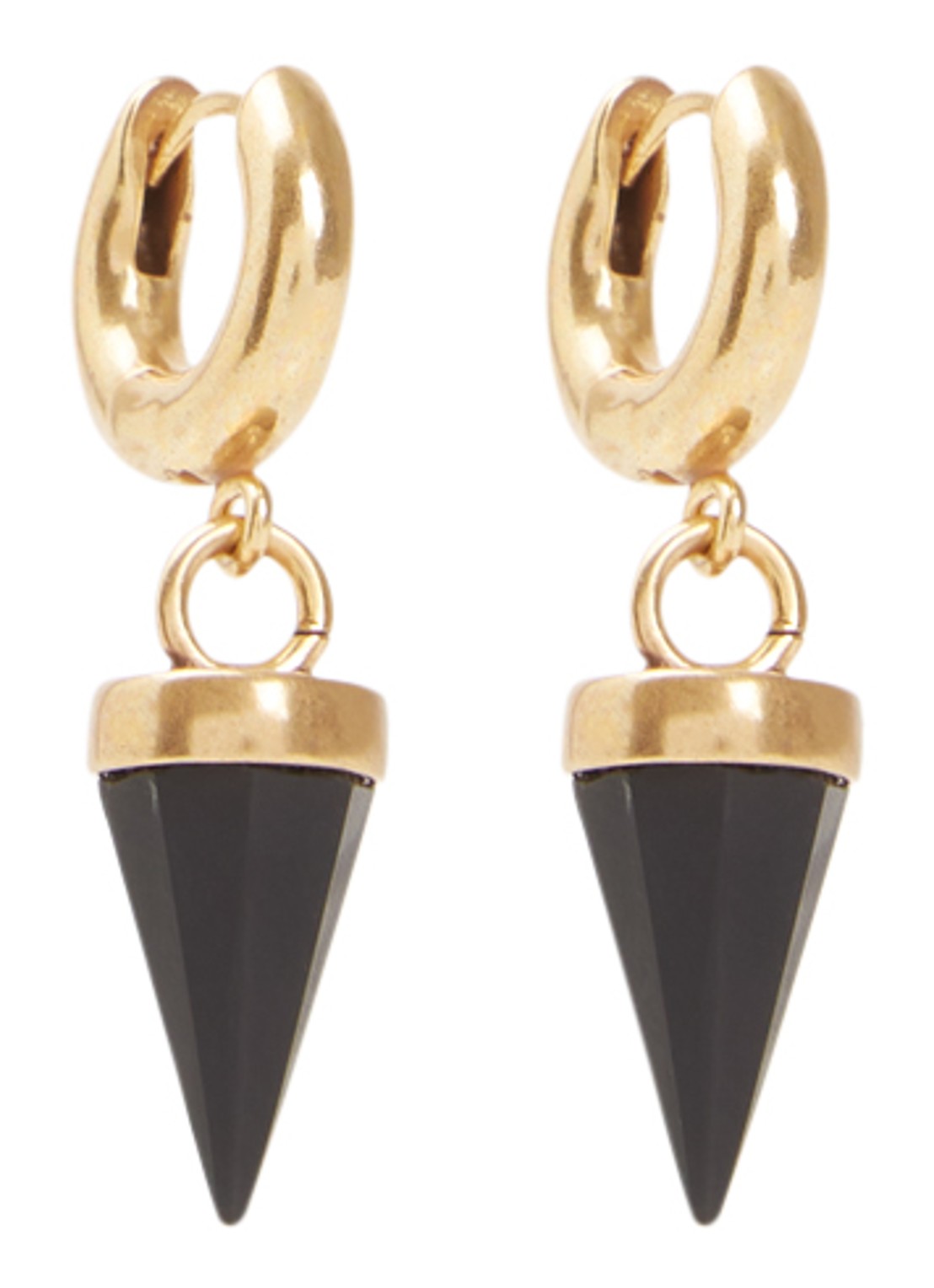 Isabel Marant Be With You oorringen met hanger  - voorkant goud