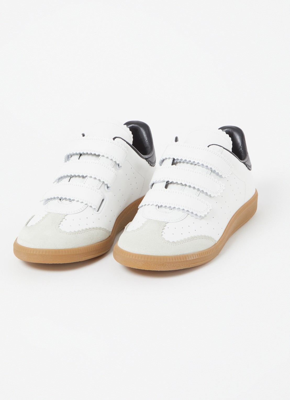 Isabel Marant Beth sneaker van kalfsleer  - detail 4 wit