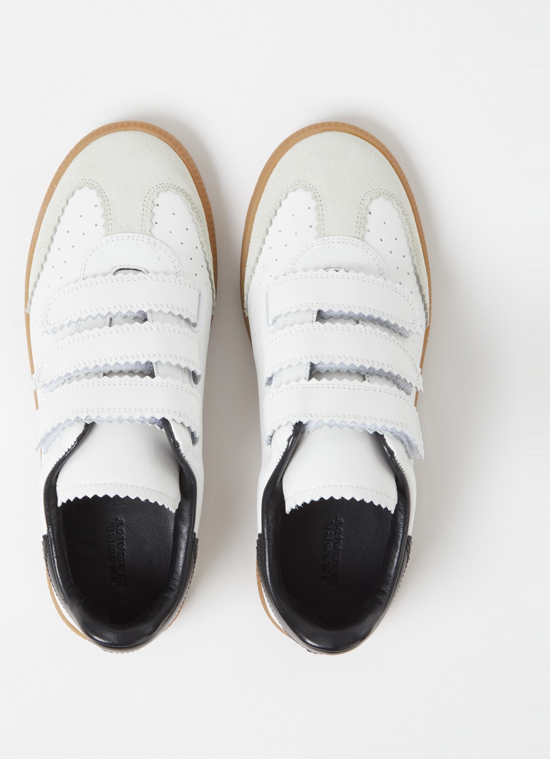 Isabel Marant Beth sneaker van kalfsleer  - detail 6 wit