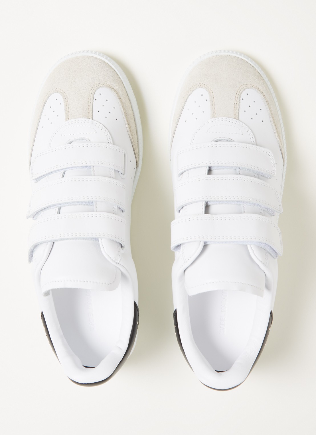 Isabel Marant Beth sneaker van kalfsleer - detail 3 wit