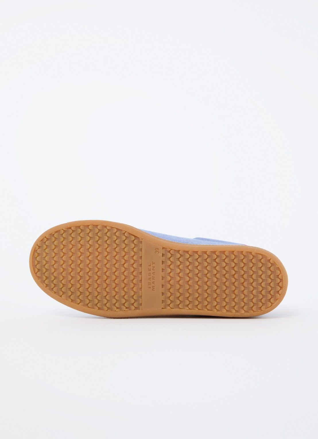 Isabel Marant Beth sneaker van kalfssuède  - detail 4 staalblauw