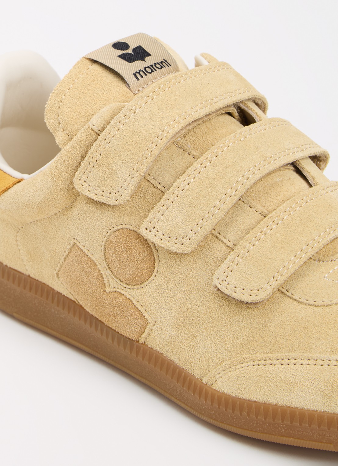 Isabel Marant Beth sneaker van kalfssuède - detail 6 beige