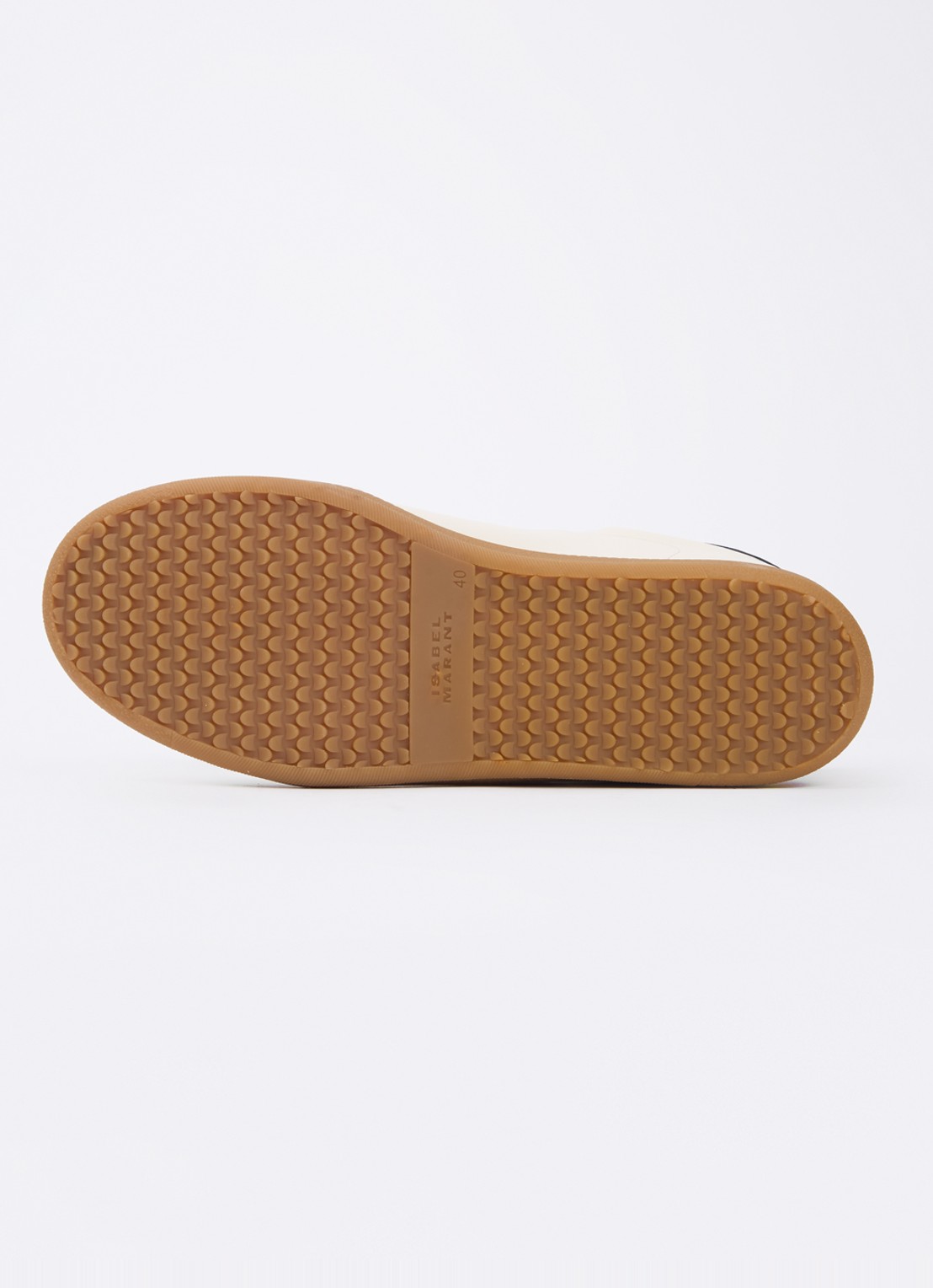 Isabel Marant Beth sneaker van leer met details van suède  - detail 4 beige