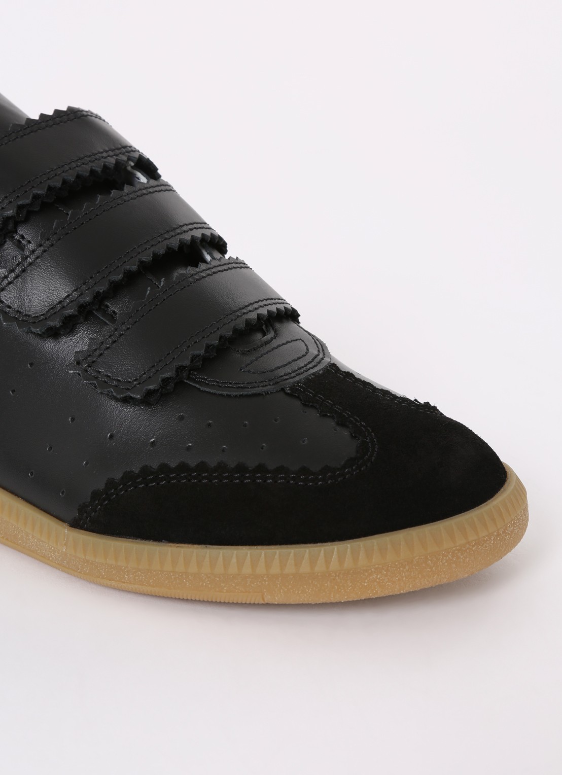 Isabel Marant Beth sneaker van leer  - detail 6 zwart