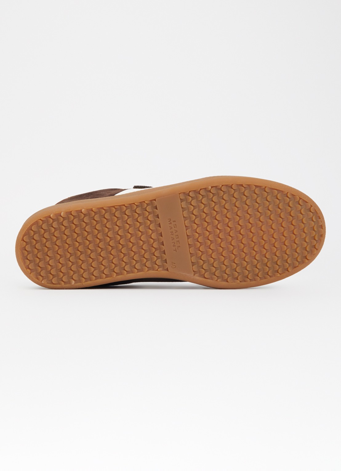 Isabel Marant Beth sneaker van suède - detail 5 chocoladebruin