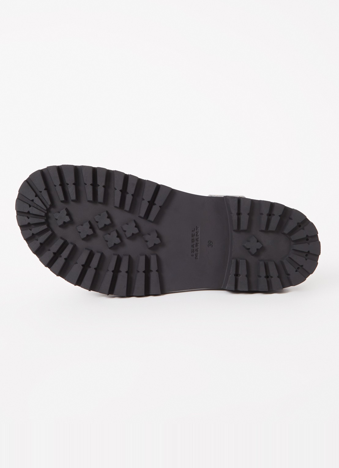 Isabel Marant Breena sandaal van leer met studs - detail 6 zwart