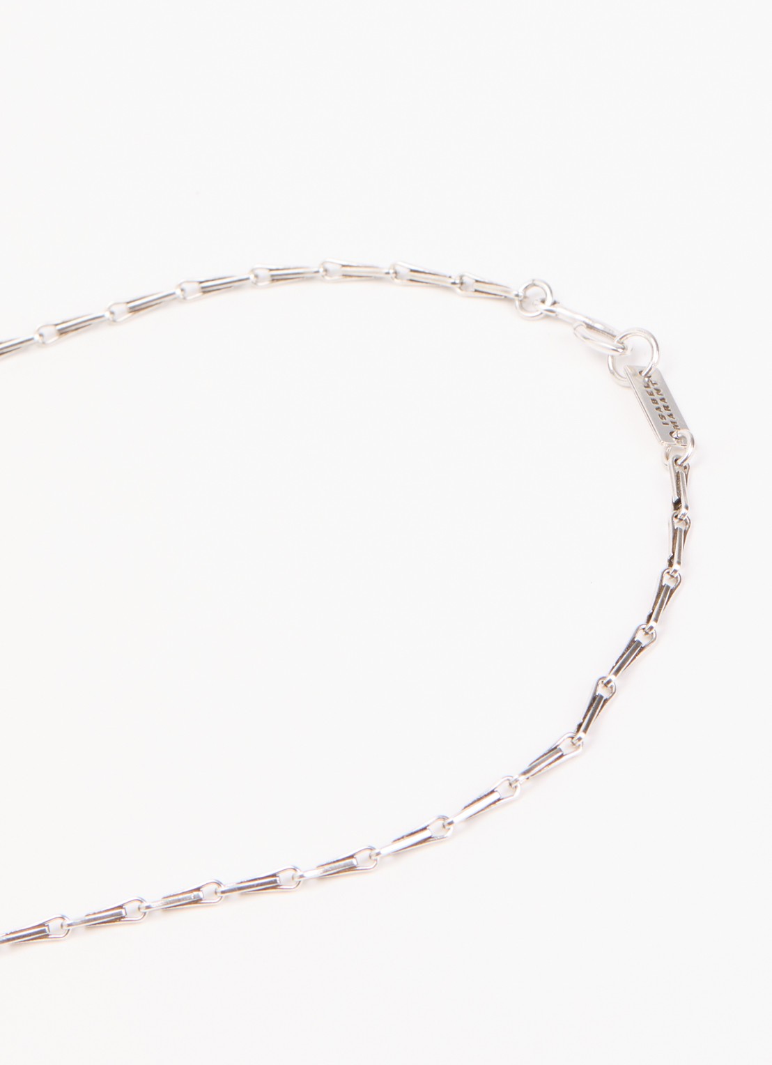 Isabel Marant Bryne schakelketting met hanger - detail 2 zilver