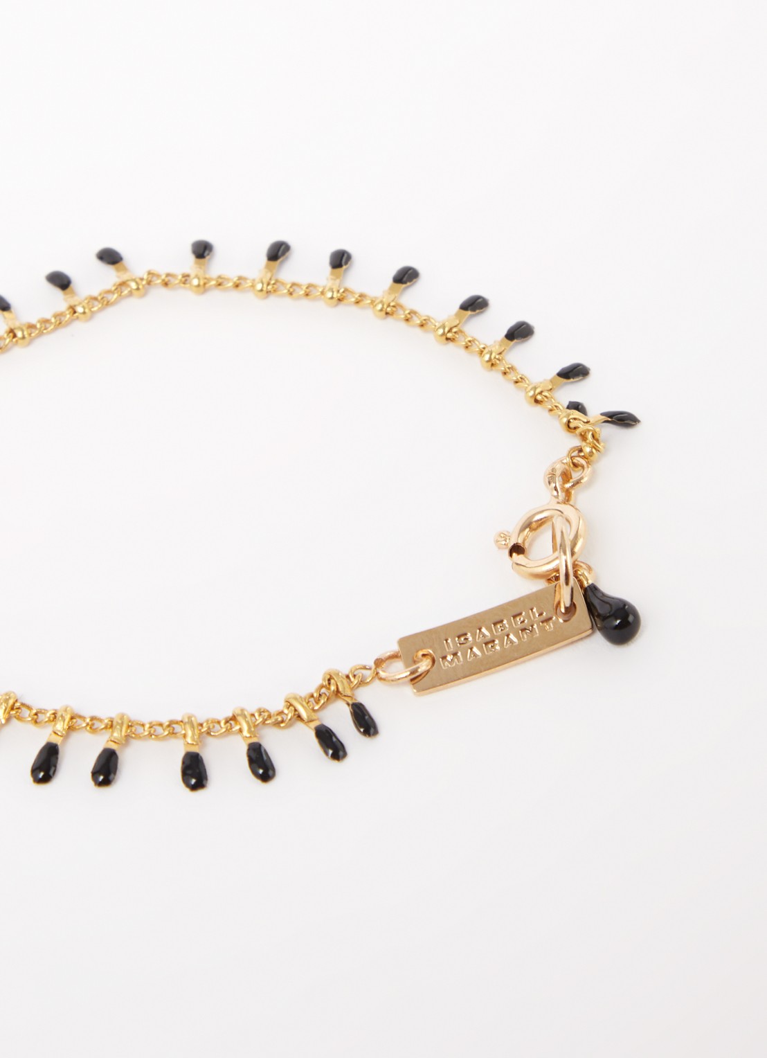 Isabel Marant Casablanca armband met bedels - detail zwart