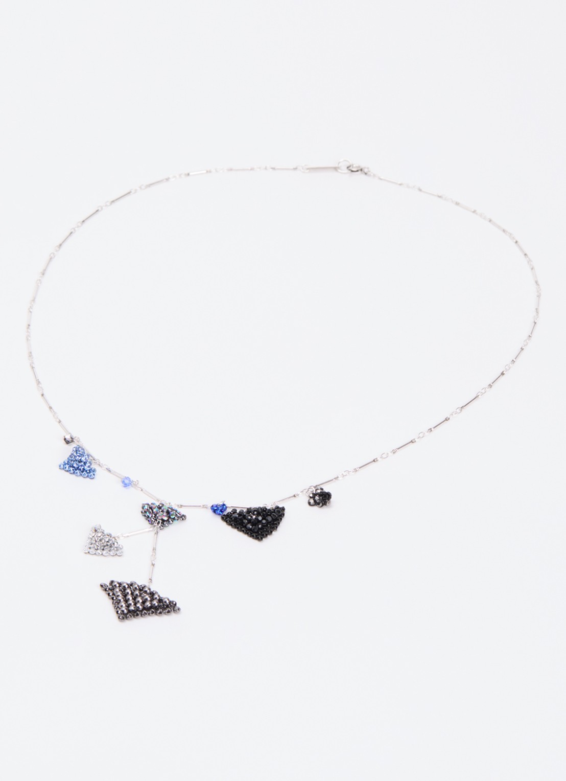 Isabel Marant Catalina ketting met hanger - detail blauw