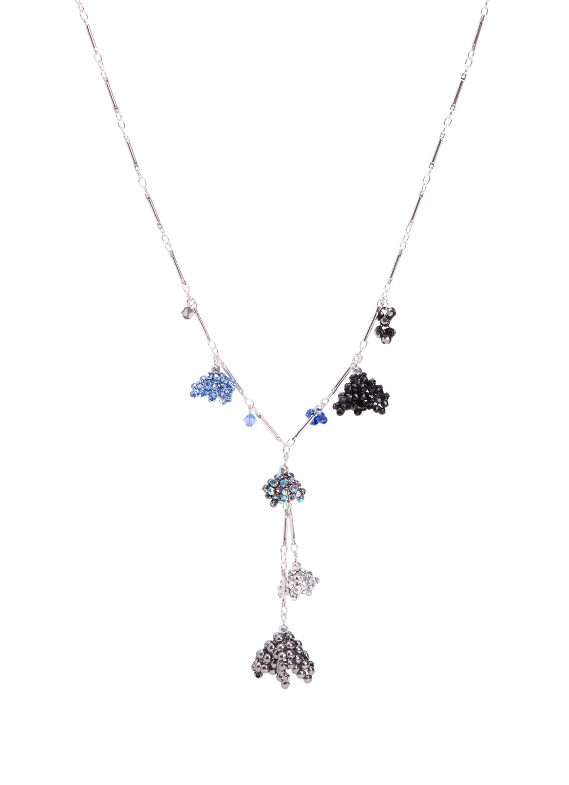 Isabel Marant Catalina ketting met hanger - voorkant 5 blauw
