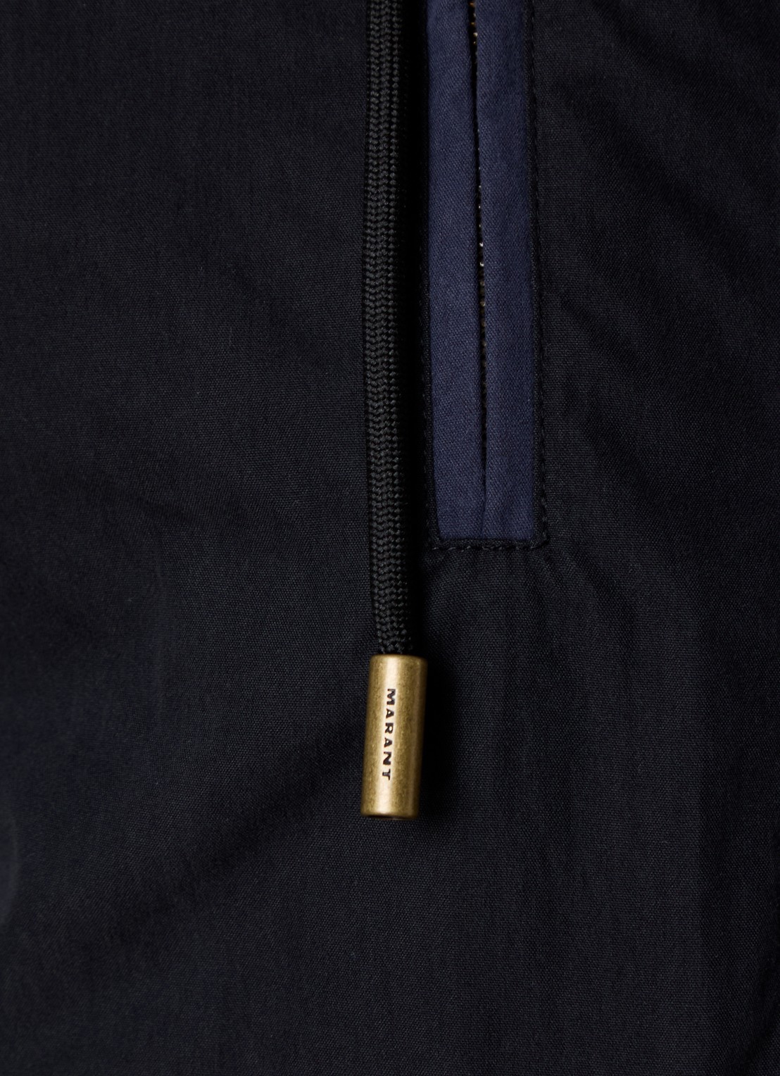 Isabel Marant Desha jack met klepzakken en afritsbare mouwen  - detail 6 zwart