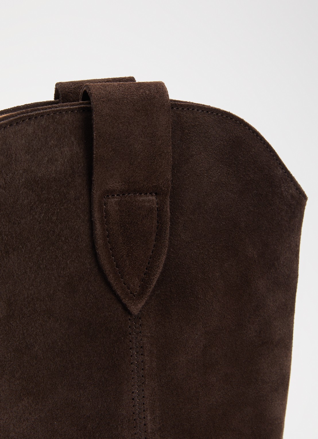 Isabel Marant Duerto laars van kalfssuède - detail 6 donkerbruin