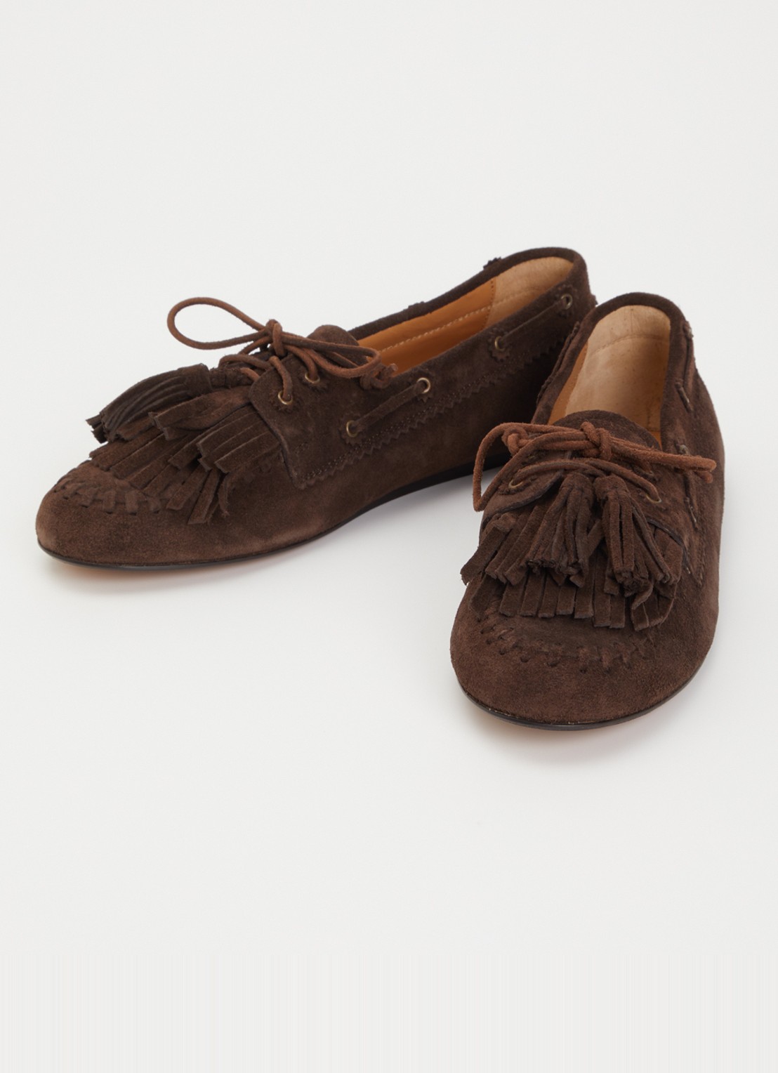 Isabel Marant Fersi bootschoen van kalfssuède - detail 2 donkerbruin