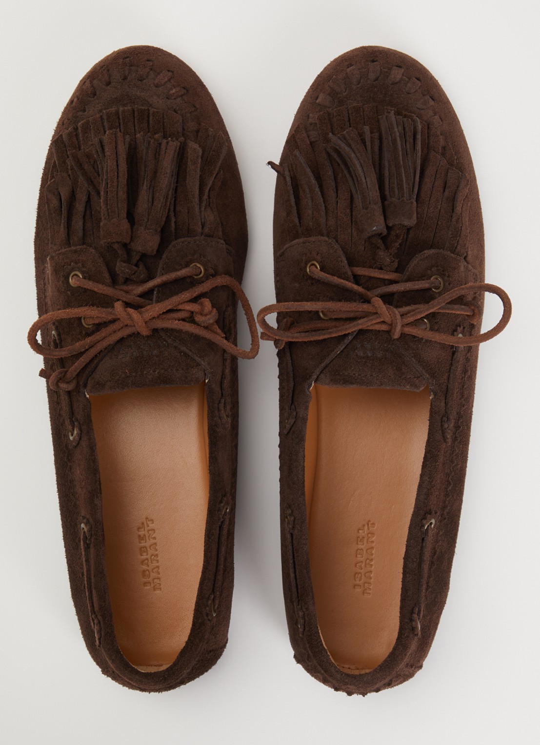 Isabel Marant Fersi bootschoen van kalfssuède - detail 3 donkerbruin