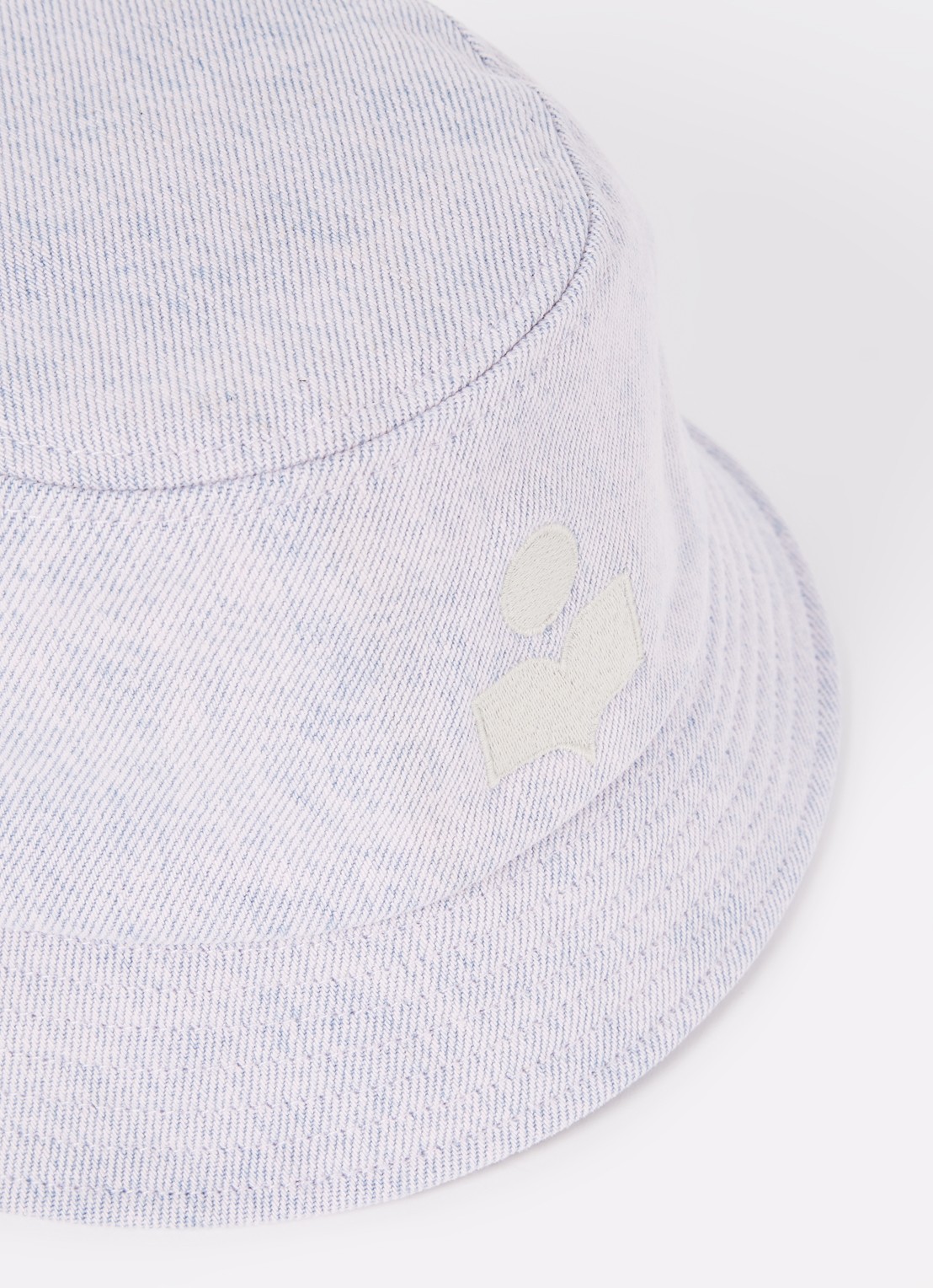 Isabel Marant Haley bucket hoed met logo - detail 2 lila