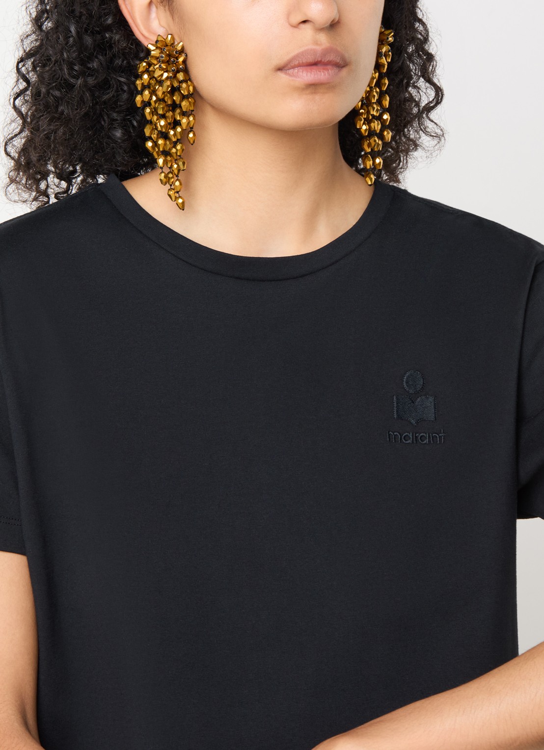 Isabel Marant Hanabi oorclips  - voorkant 2 brons