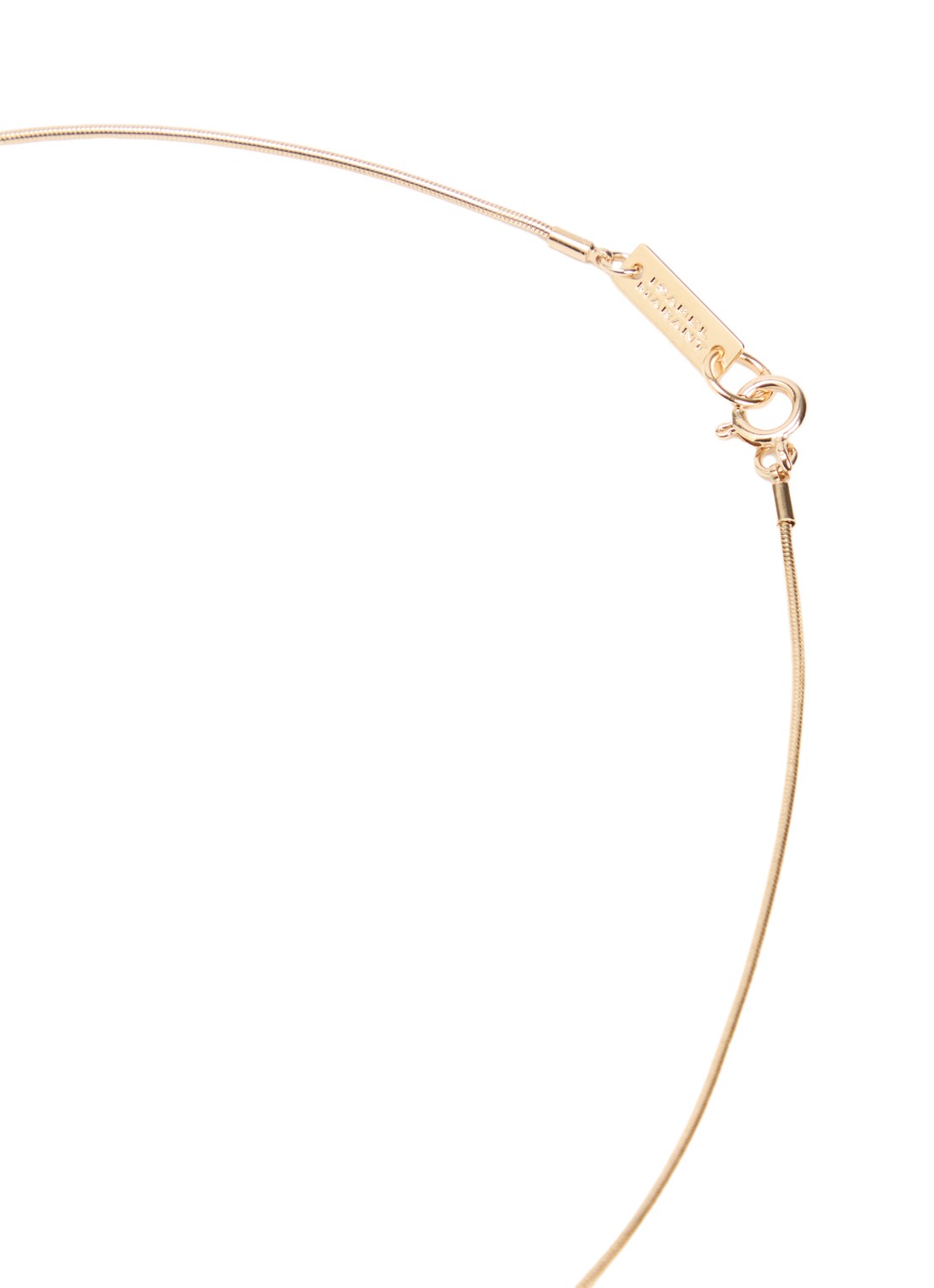 Isabel Marant Hanae ketting met hanger - detail 3 gebroken wit