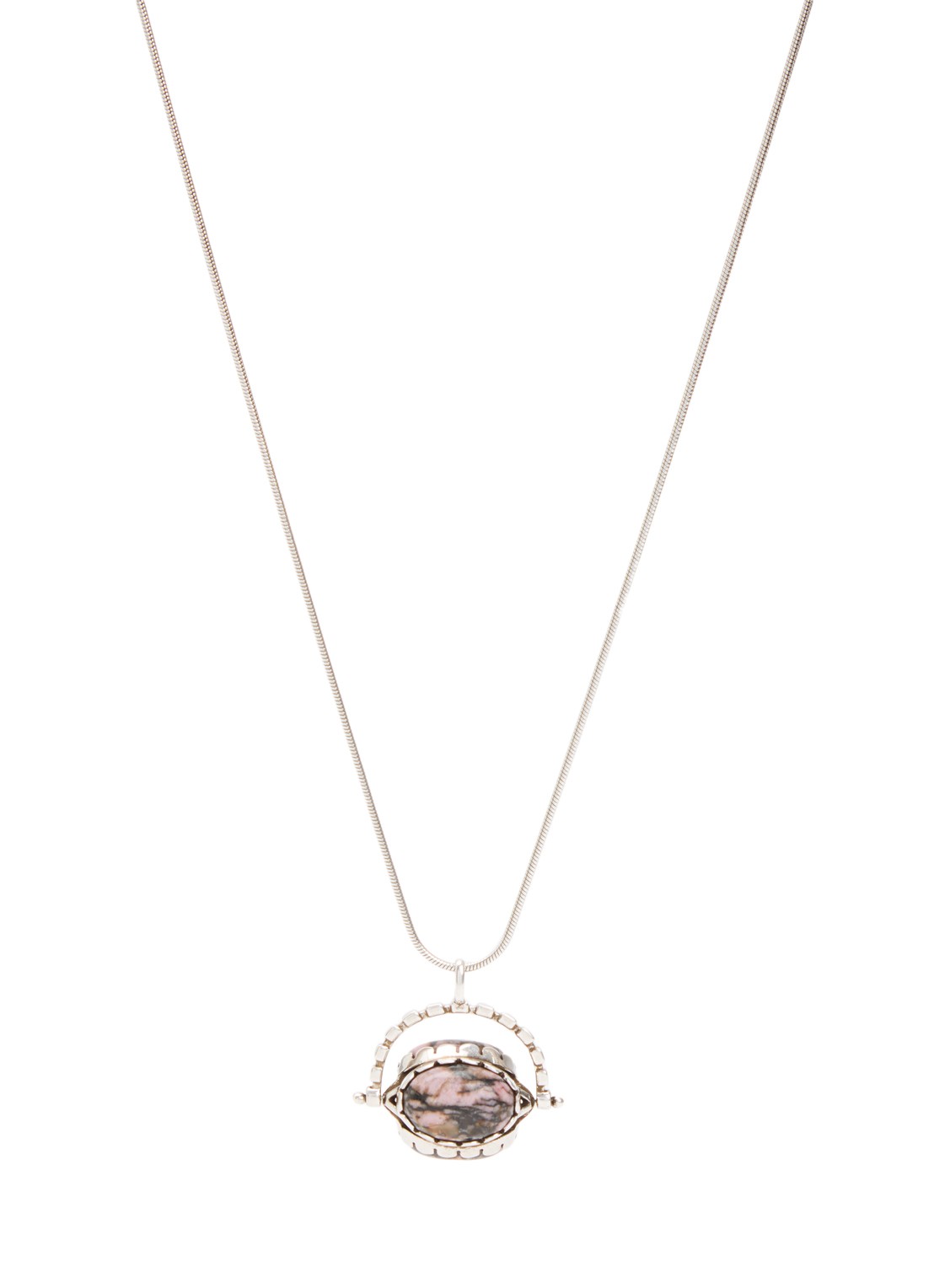 Isabel Marant Hanae ketting met hanger - voorkant 3 roze