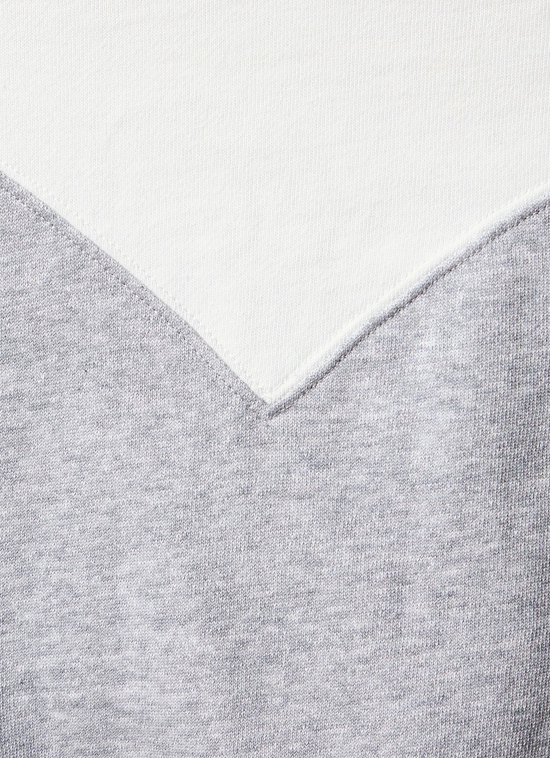 Isabel Marant Houston sweater met logo en gemêleerd dessin - detail 5 gebroken wit