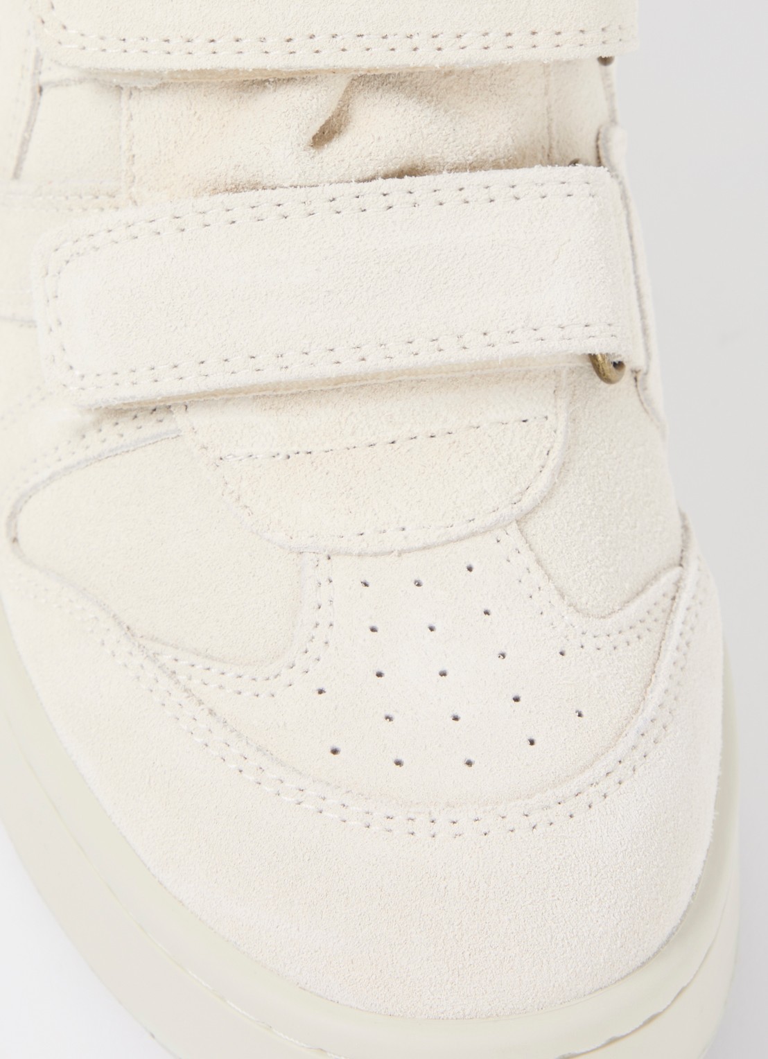 Isabel Marant IM3 sneaker van kalfssuède - detail 6 gebroken wit