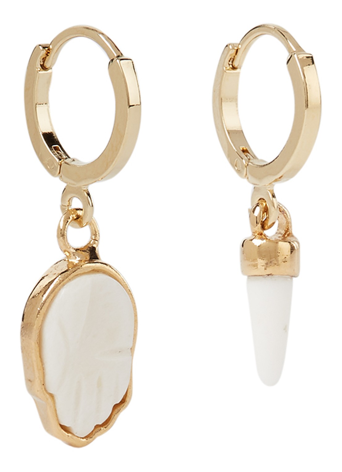 Isabel Marant It's All Right oorringen met hanger - voorkant goud
