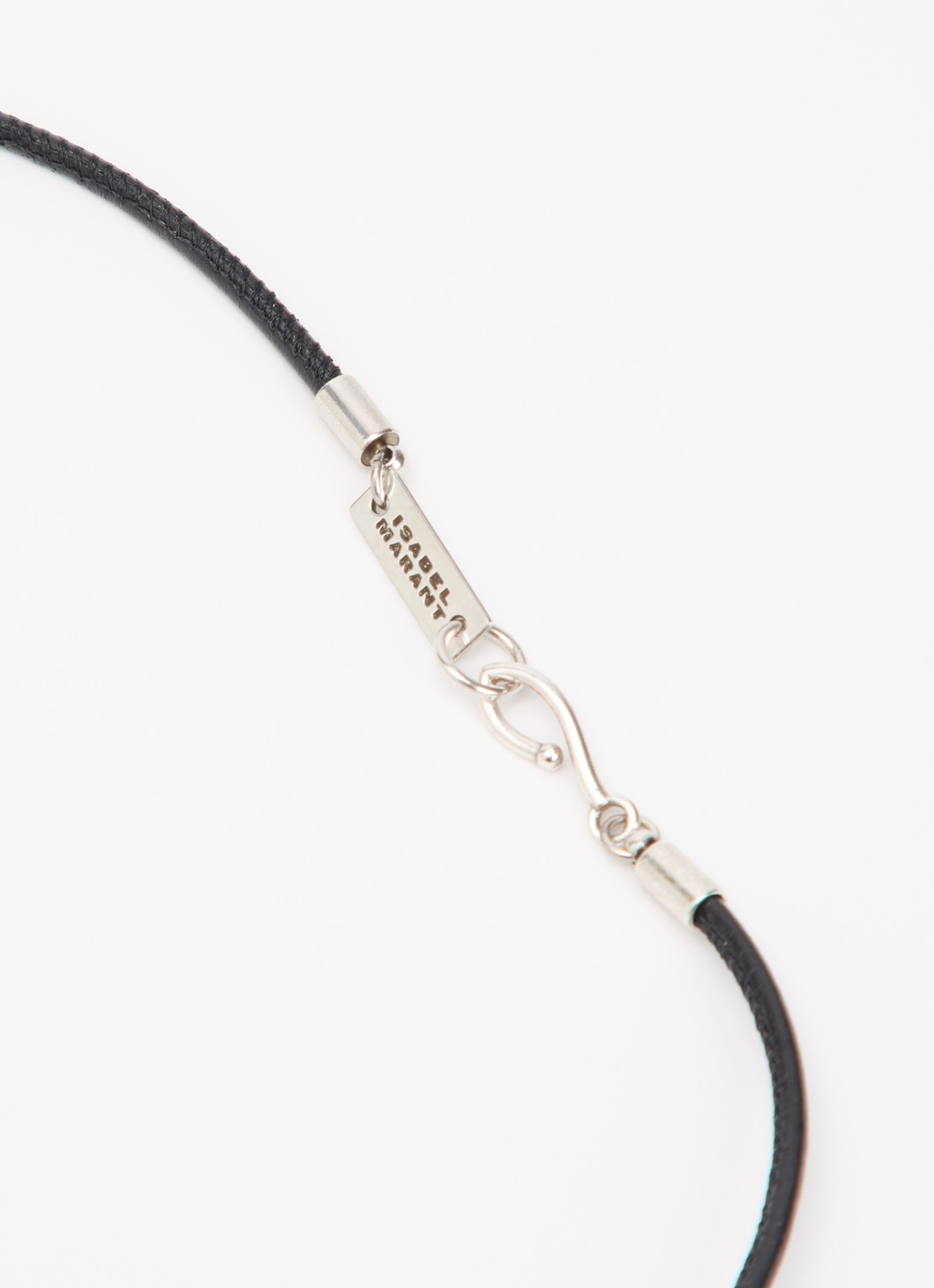 Isabel Marant Janis ketting met hanger - detail 2 zwart