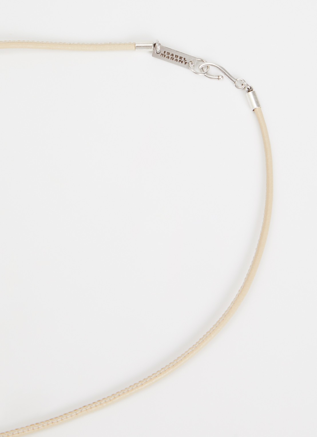 Isabel Marant Janis ketting met hanger - detail 2 beige