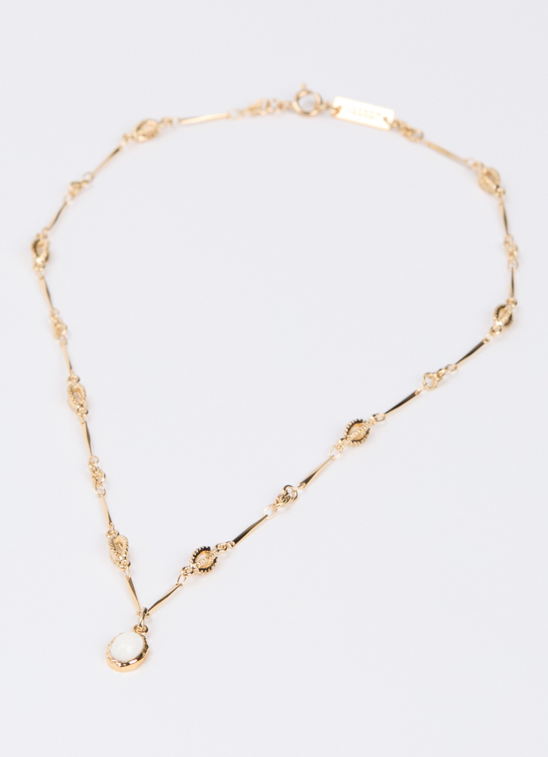 Isabel Marant Joanne ketting met hanger - detail 3 gebroken wit