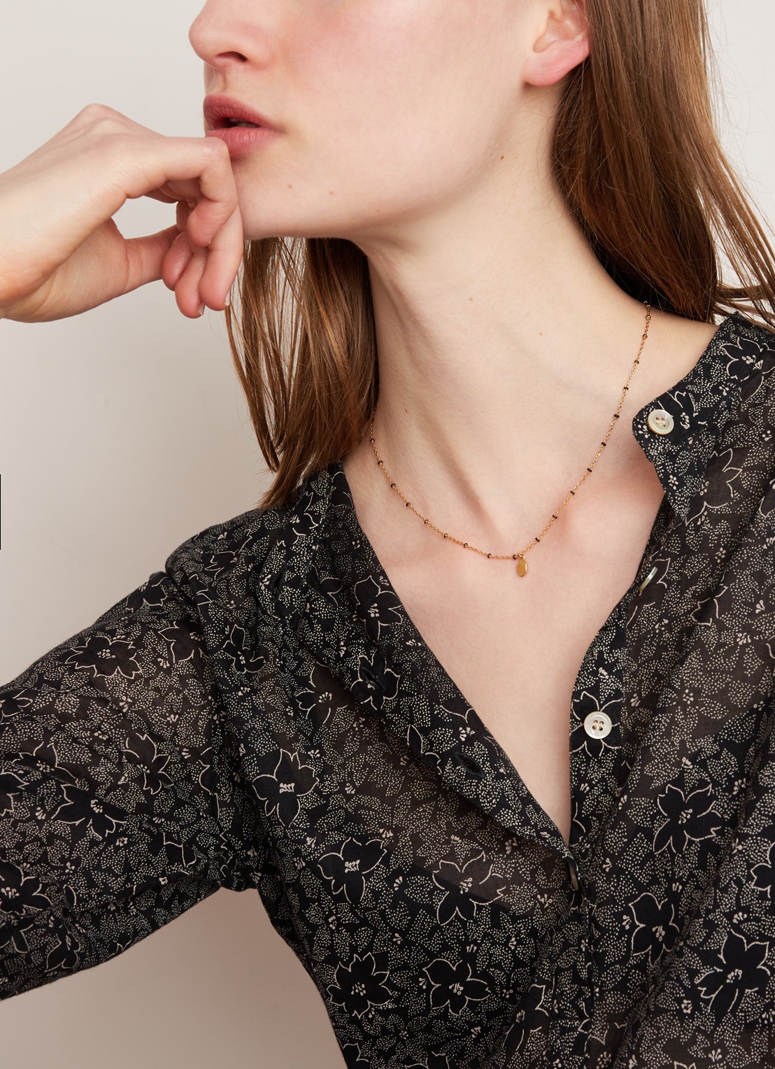 Isabel Marant Ketting met hanger - voorkant 2 goud