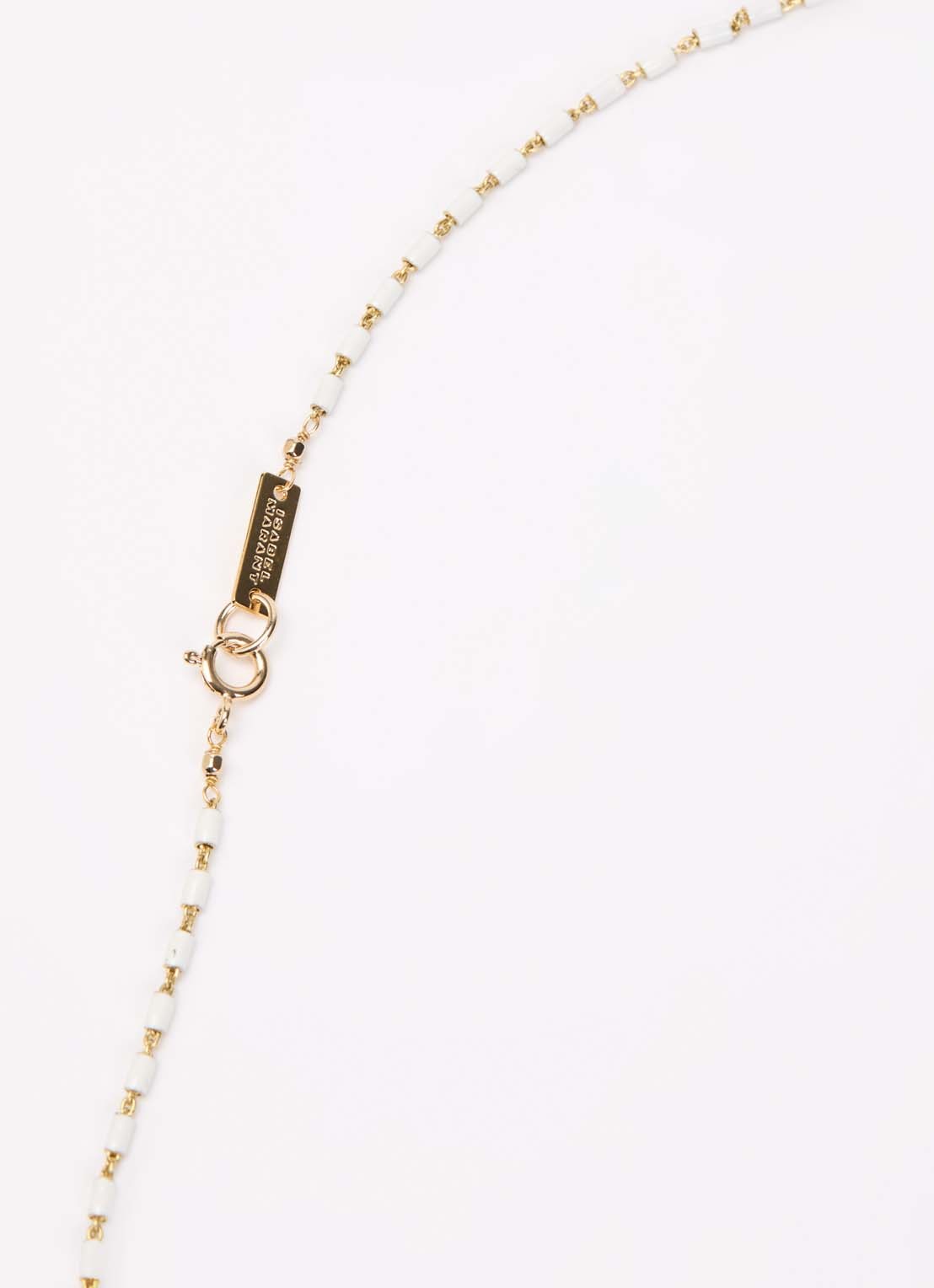 Isabel Marant Ketting met hanger - detail 2 gebroken wit
