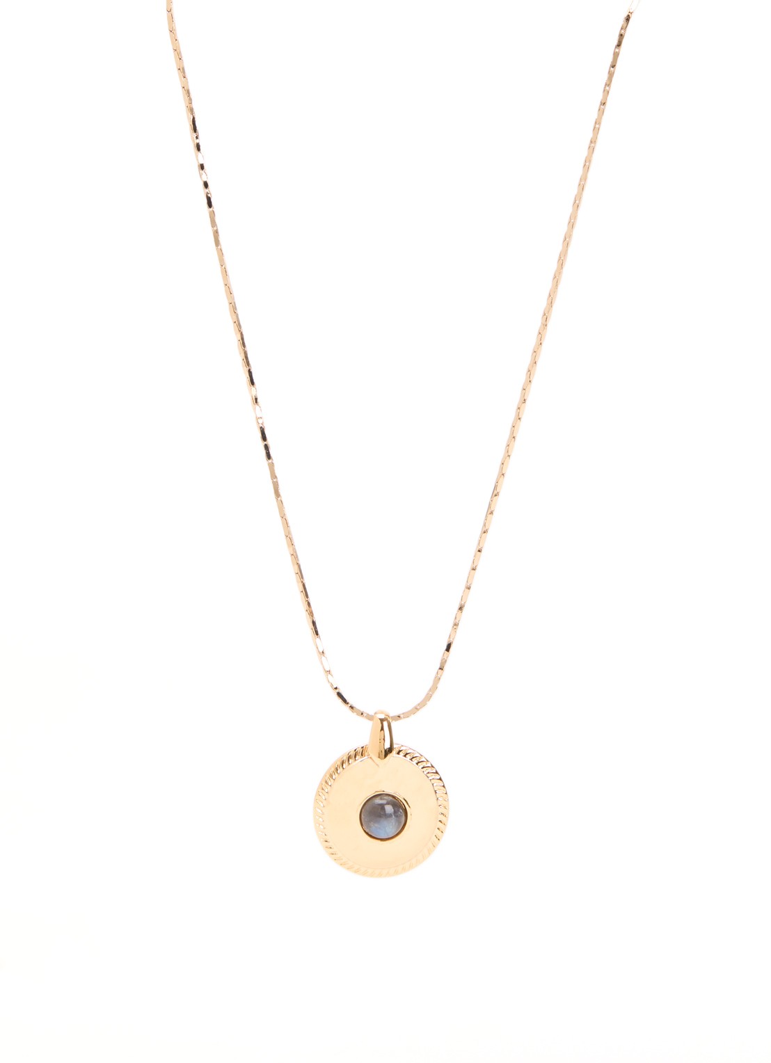 Isabel Marant Lam ketting met hanger - voorkant goud