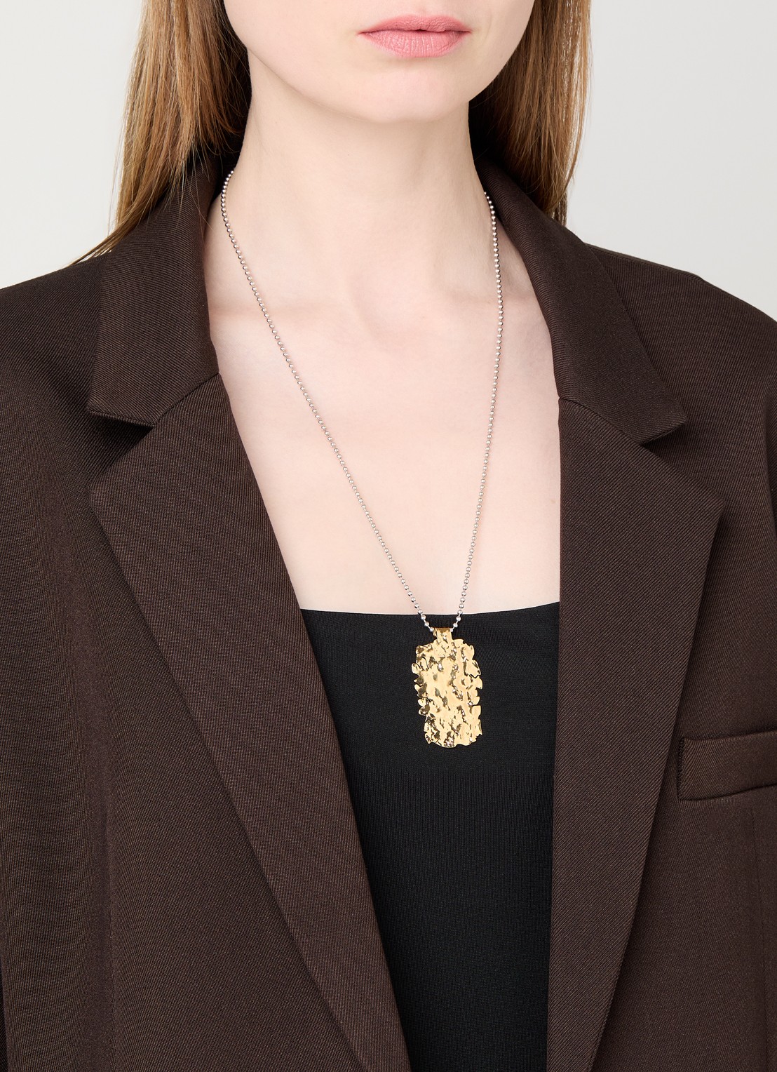 Isabel Marant Miller ketting met hanger - voorkant 2 goud
