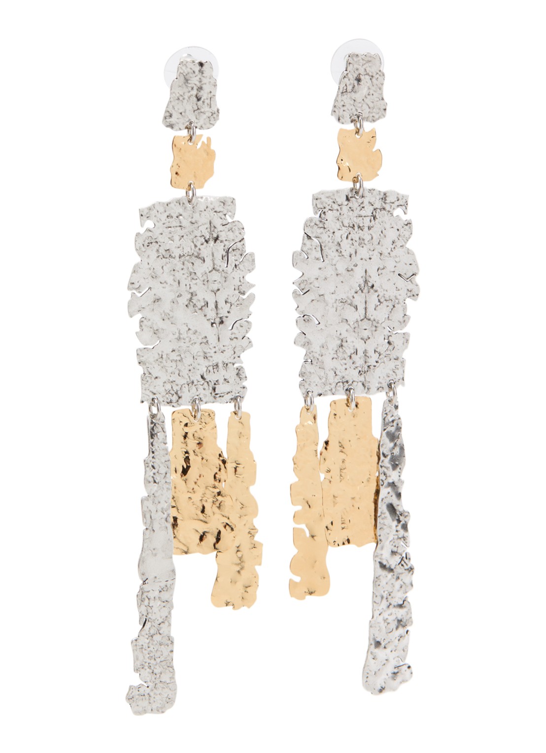 Isabel Marant Miller oorstekers - voorkant zilver