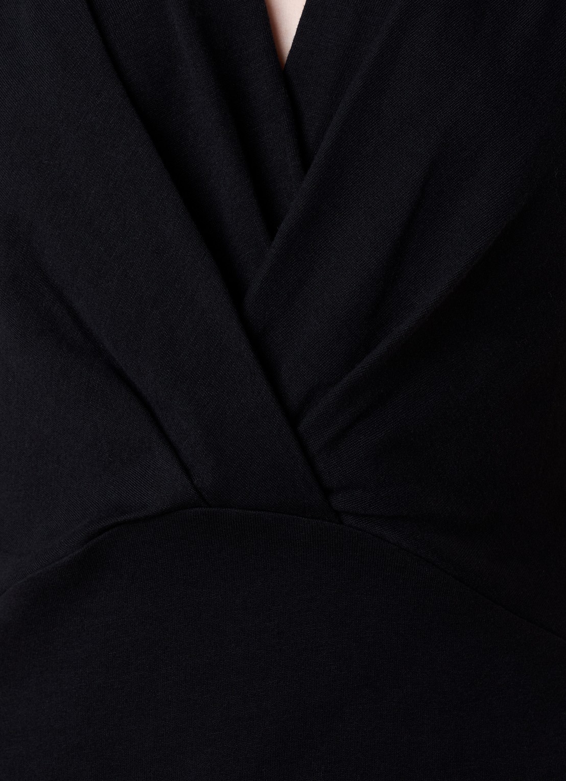 Isabel Marant Nadrine top met schoudervulling en V-hals - detail 4 zwart