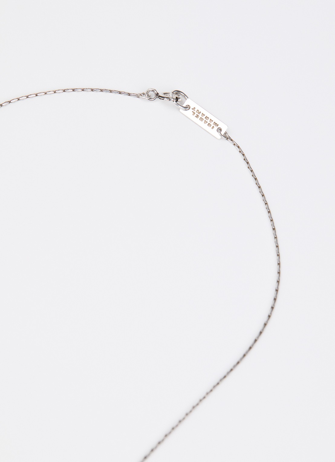 Isabel Marant Olga ketting met hanger - detail 2 lichtroze