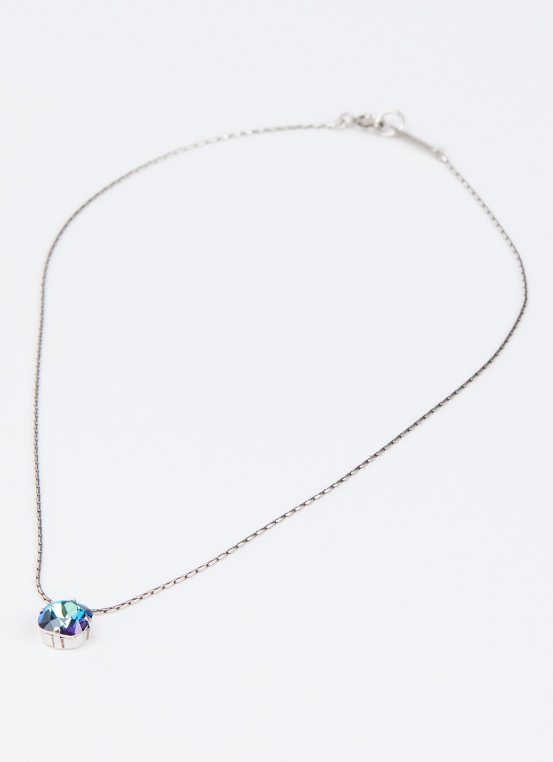 Isabel Marant Olga ketting met hanger - detail blauw