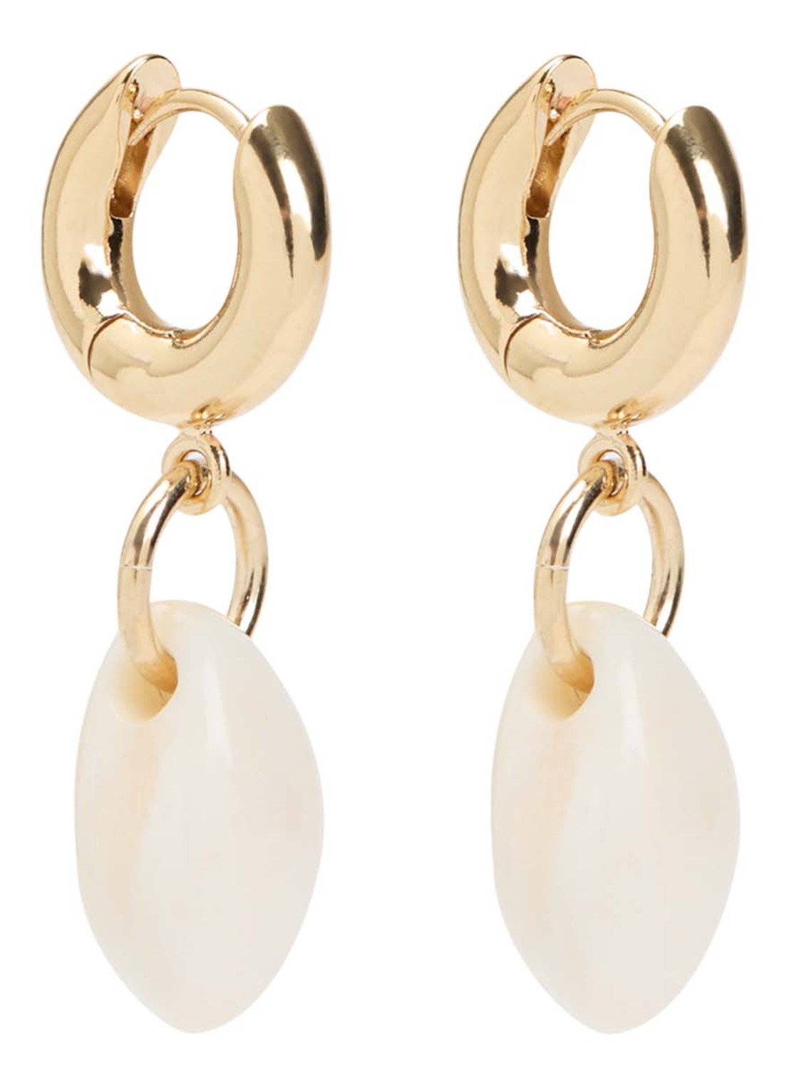 Isabel Marant Oorringen met hanger - voorkant goud